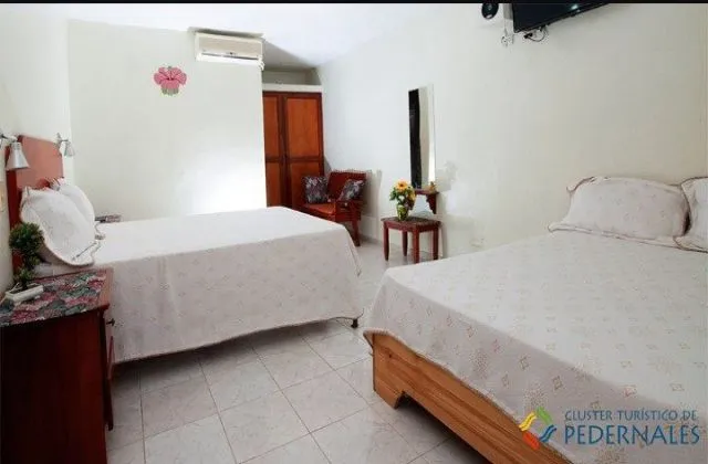 Hostal D Oelo Mendez Pedernales room 2 bed